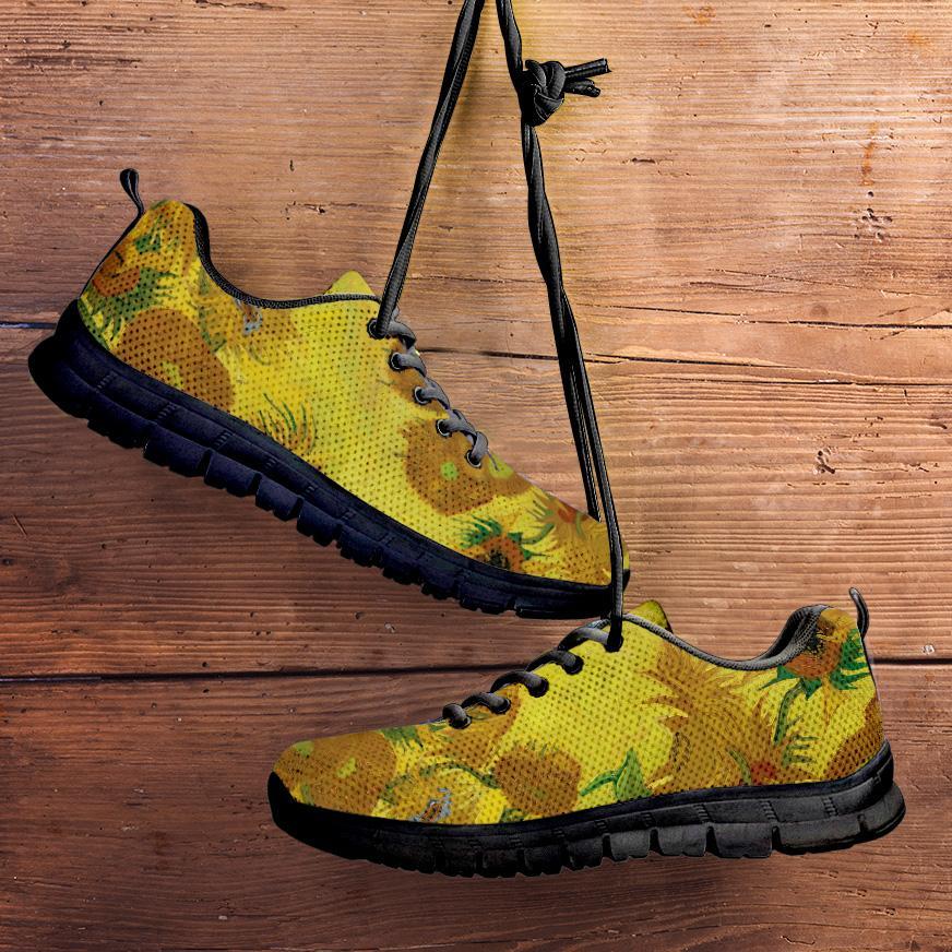 Van Gogh Sunflowers Sneakers Women-KaboodleWorld