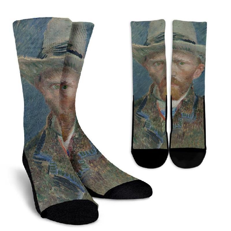 Van Gogh Unisex Crew Socks-KaboodleWorld