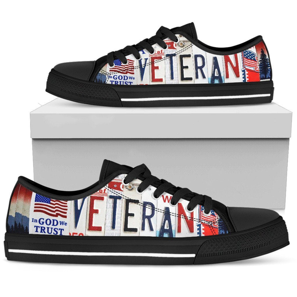 Veteran Low Top Shoes Men-KaboodleWorld