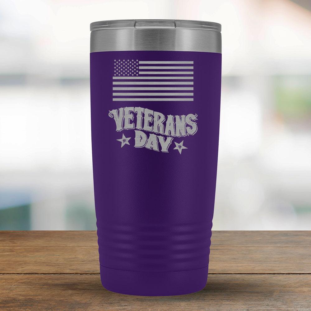 Veterans Day - 20oz Vintage Text-KaboodleWorld