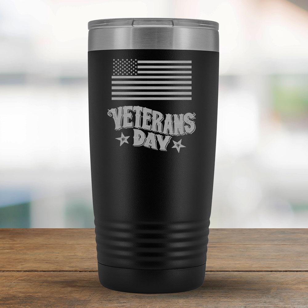 Veterans Day - 20oz Vintage Text-KaboodleWorld