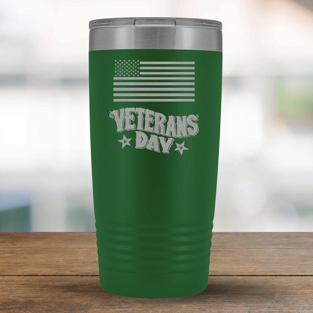 Veterans Day - 20oz Vintage Text-KaboodleWorld