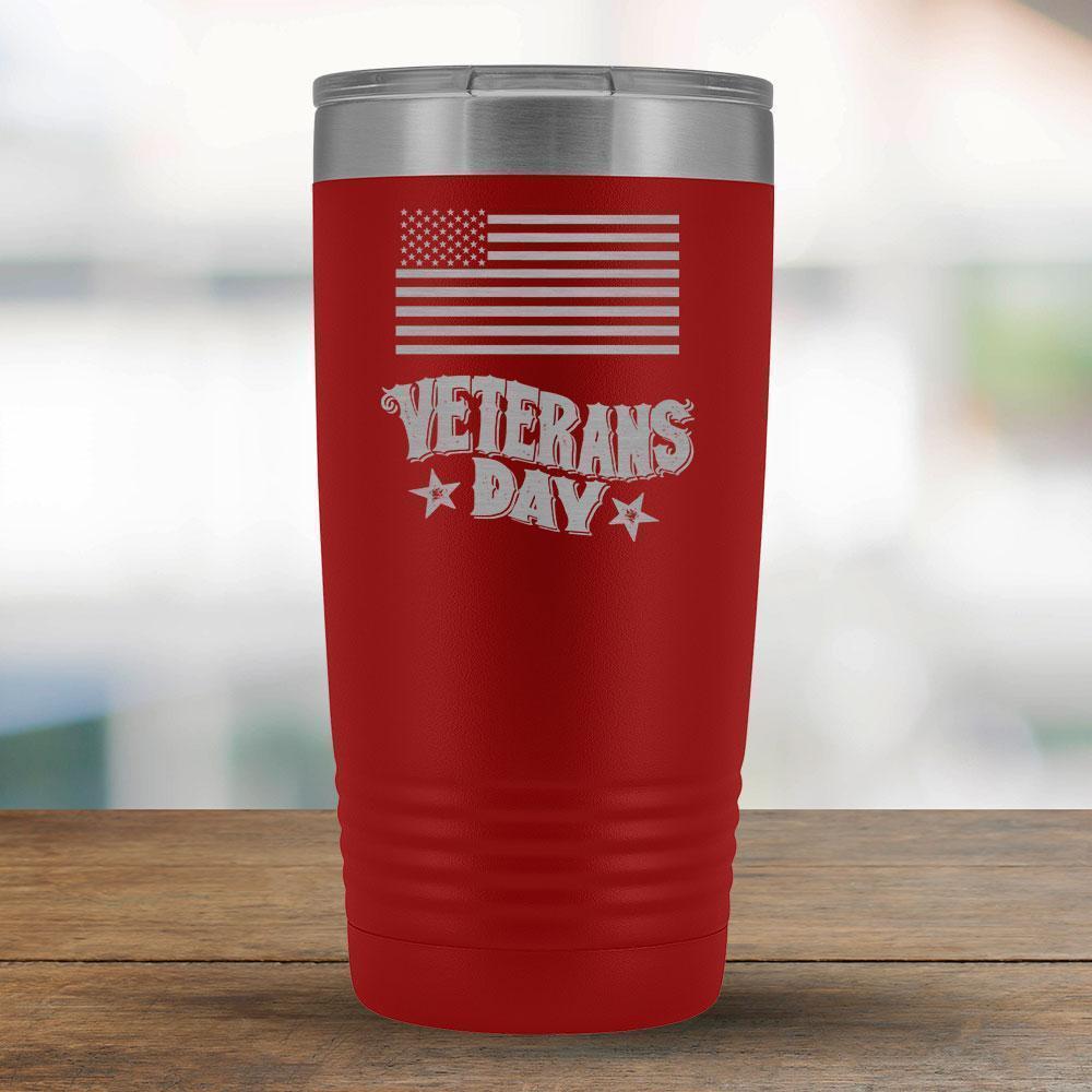 Veterans Day - 20oz Vintage Text-KaboodleWorld