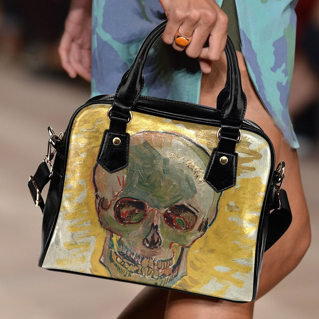 Vincent van Gogh Skull Handbag-KaboodleWorld