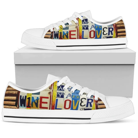 Wine Lover Low Top Shoes-KaboodleWorld