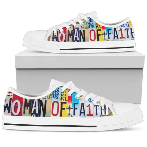 Woman Of Faith Low Top Shoes-KaboodleWorld