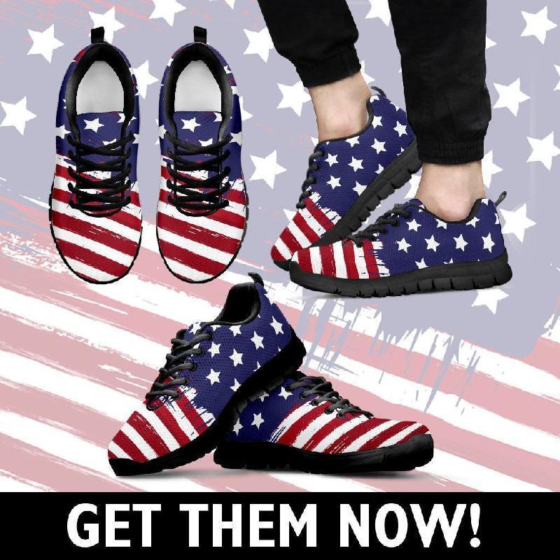 Women's Stars and Stripes Sneakers-KaboodleWorld