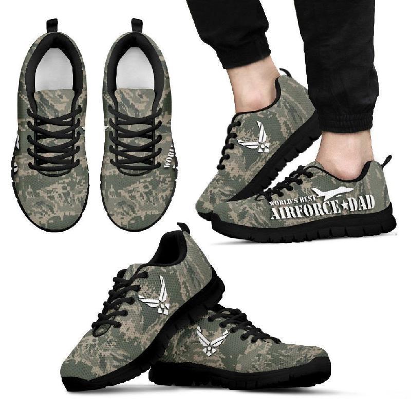 World's Best Airforce Dad Sneakers-KaboodleWorld