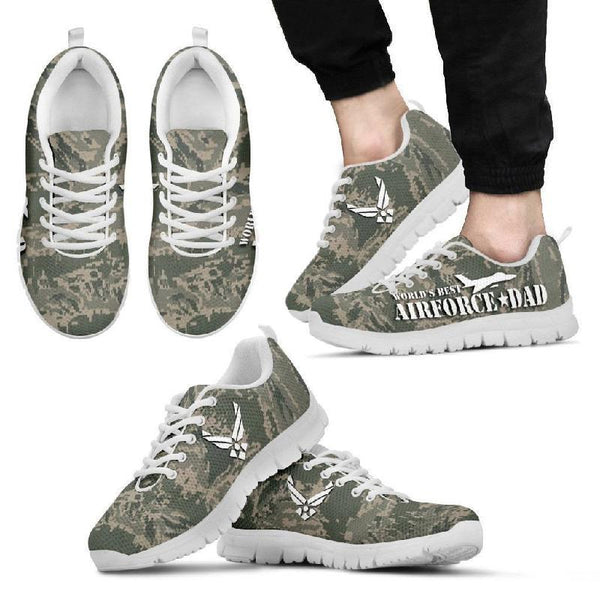 World's Best Airforce Dad Sneakers-KaboodleWorld