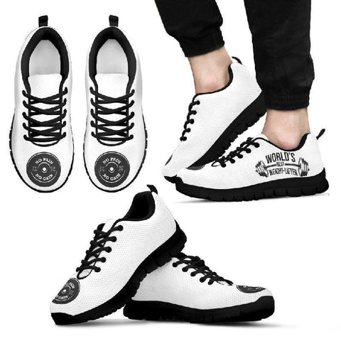World's Best Weight Lifter Dad Sneakers-KaboodleWorld