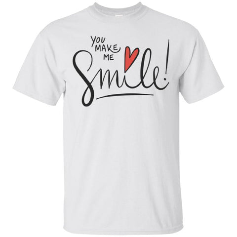 You Make Me Smile Gildan Ultra Cotton T-Shirt-KaboodleWorld