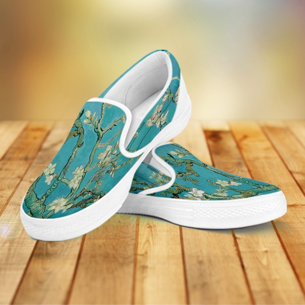 van Gogh Almond Blossom Slipons-KaboodleWorld