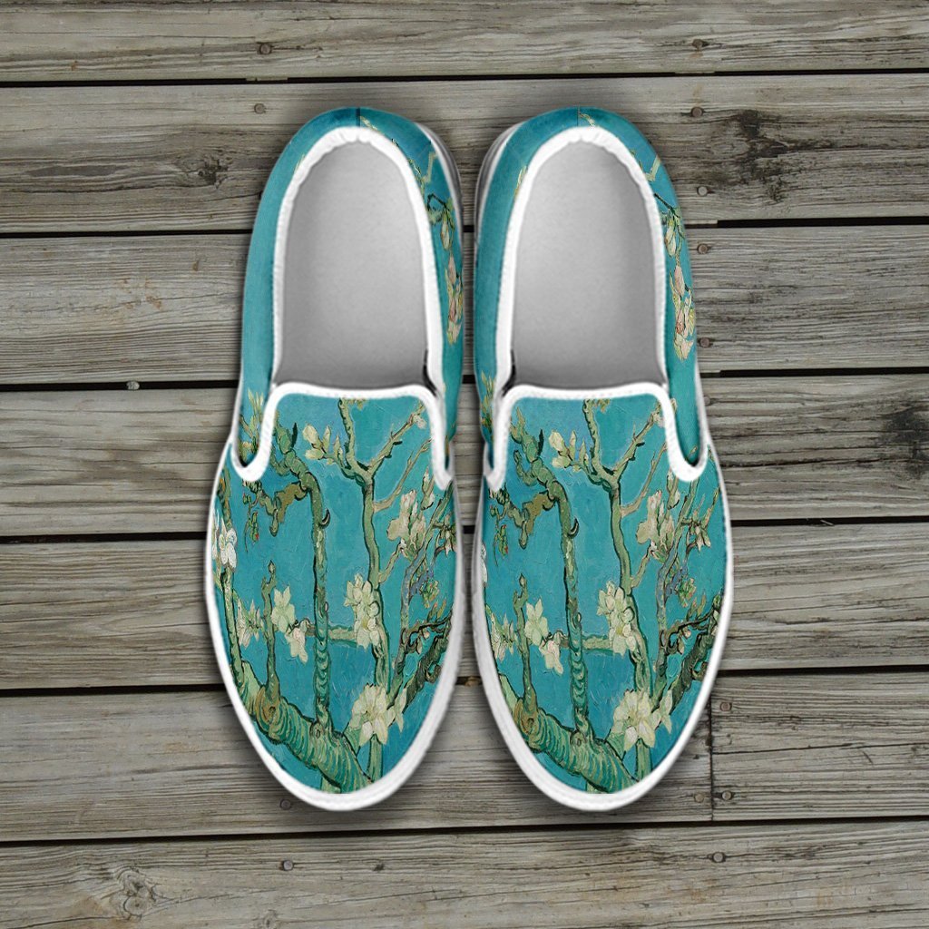 van Gogh Almond Blossom Slipons-KaboodleWorld