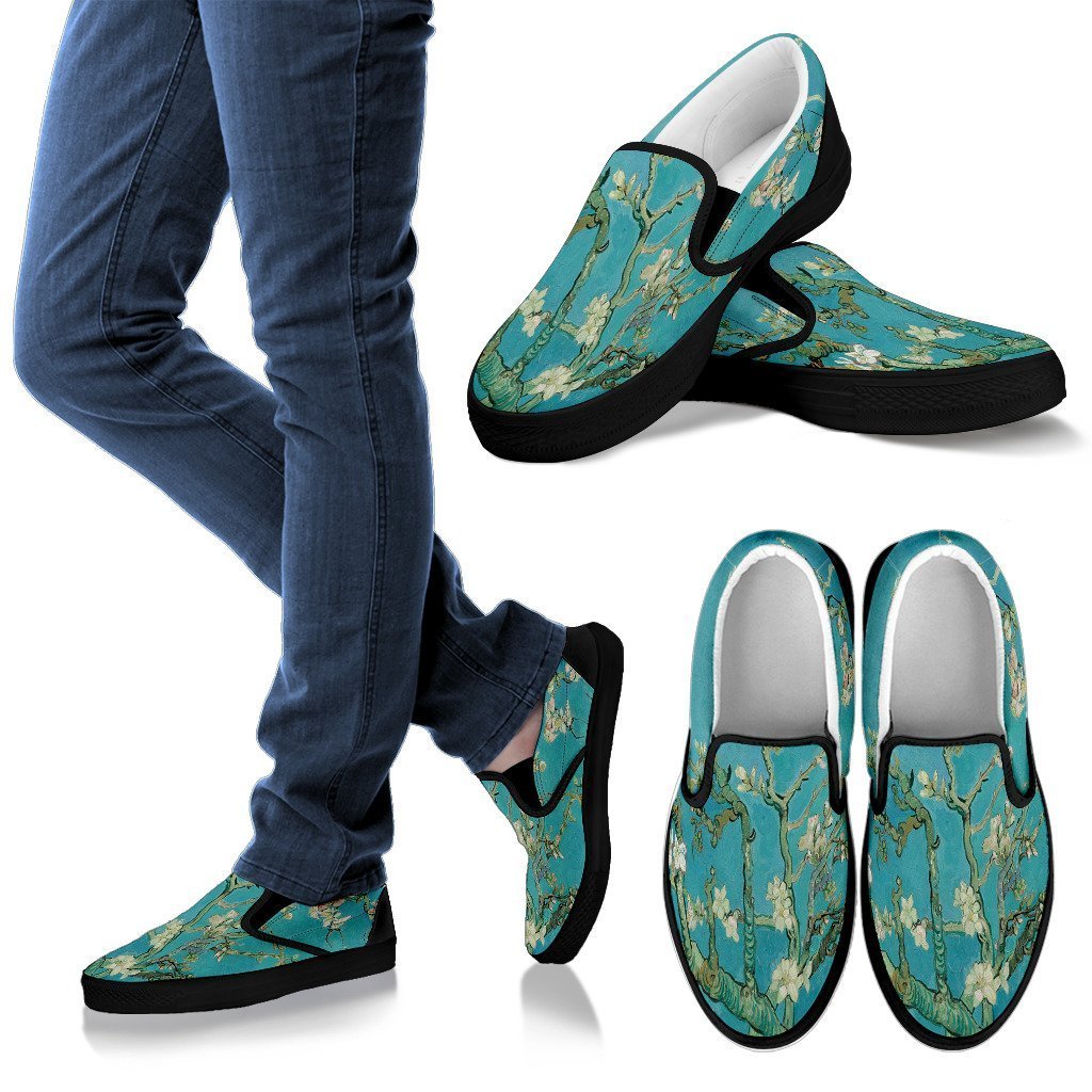 van Gogh Almond Blossom Slipons-KaboodleWorld