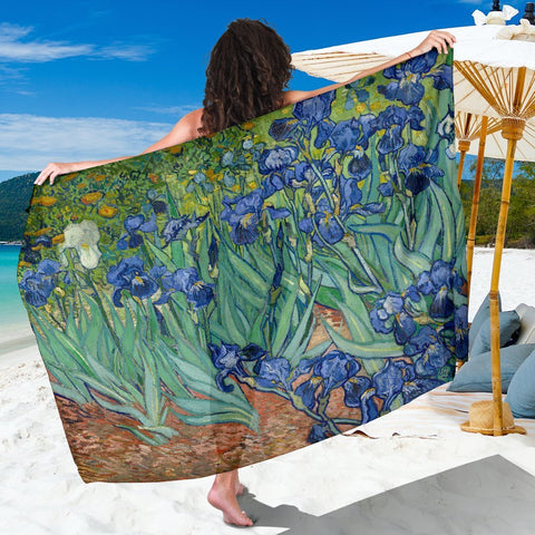 van Gogh Irises Sarong-KaboodleWorld