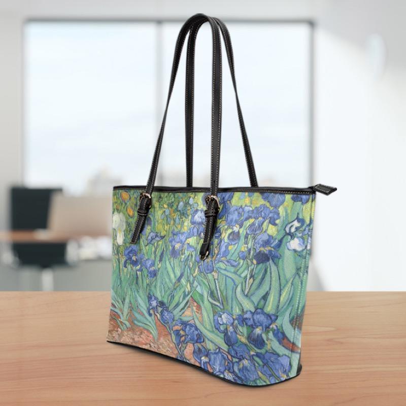 van Gogh Irises Small Tote-KaboodleWorld