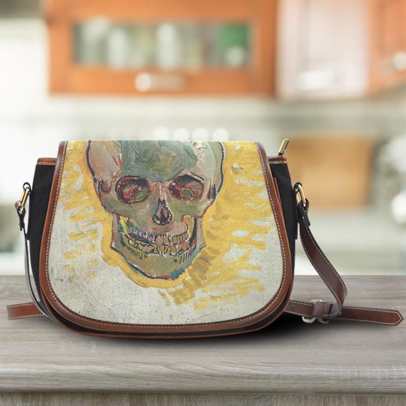 van Gogh Skull Saddle Bag-KaboodleWorld