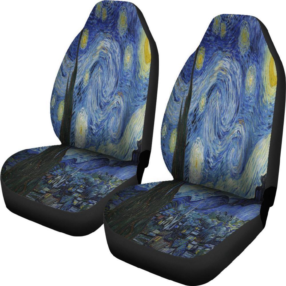 van Gogh Starry Night Car Seat Covers-KaboodleWorld