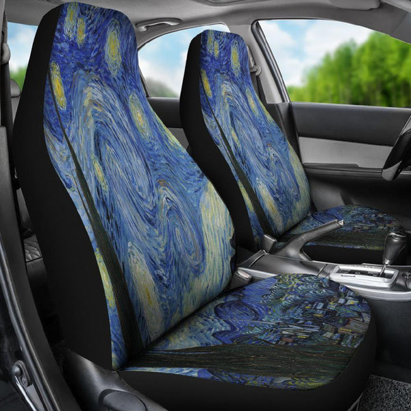 van Gogh Starry Night Car Seat Covers-KaboodleWorld