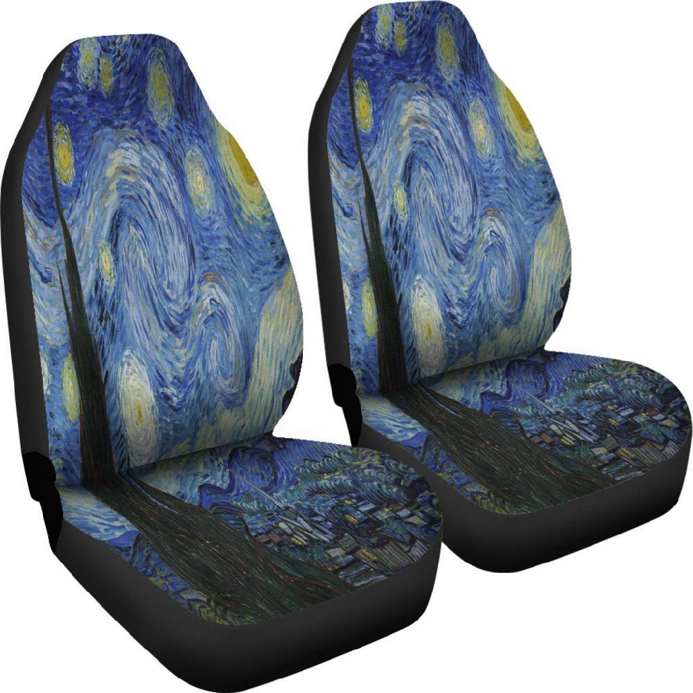 van Gogh Starry Night Car Seat Covers-KaboodleWorld