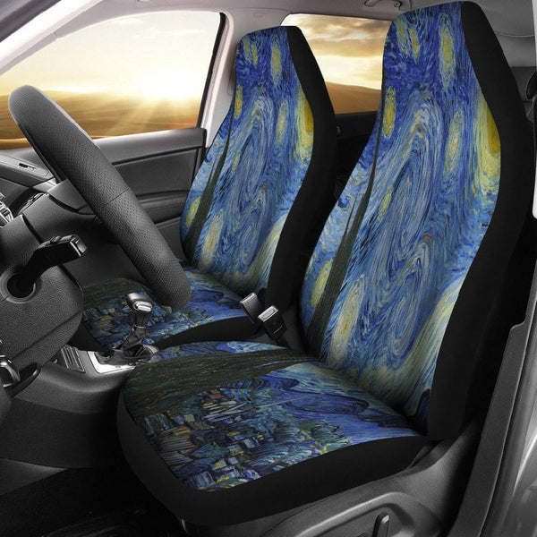 van Gogh Starry Night Car Seat Covers-KaboodleWorld
