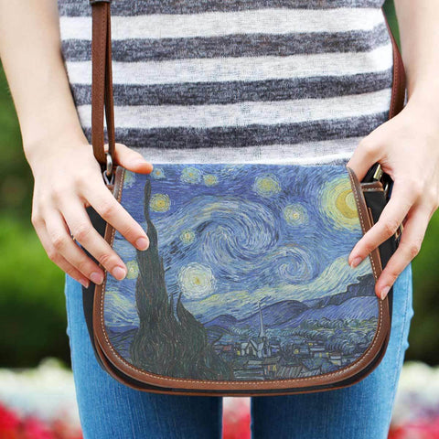van Gogh Starry Night Saddle Bag-KaboodleWorld