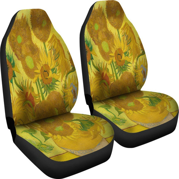 van Gogh Sunflowers Car Seat Covers-KaboodleWorld