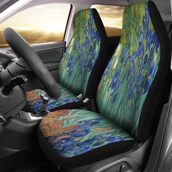 van Gogh's Irises Car Seat Covers-KaboodleWorld